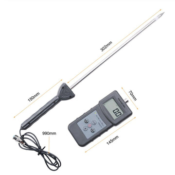 PMS710 Digital Soil Moisture Meter Test River Sand Soil Cement - goyoke